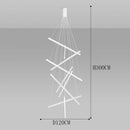 Axyaa Modern Ceiling Chandeliers - Elegant Hanging Light Fixture for Indoor Dining and Living Room