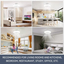 Axyaa Silent Ceiling Fan Light with Remote Control for Home Bedroom