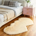 Axyaa Heart Shaped Fluffy Rug: Romantic Bedroom Decor & Wedding Gift