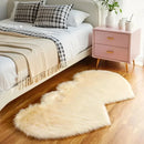 Axyaa Heart Shaped Fluffy Rug: Romantic Bedroom Decor & Wedding Gift