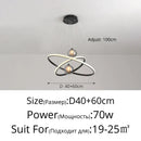 Axyaa LED Pendant Chandelier with Inner and Outer Ring Lighting