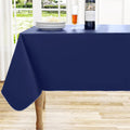 Axyaa Waterproof Vinyl Tablecloth: Easy Clean Table Cover for Dining, Parties, Camping