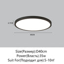 Axyaa LED Ceiling Light: Remote Dimming Modern Fixture for Home Decor