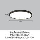 Axyaa LED Ceiling Light Remote Dimming Modern Home Decoration Fixture