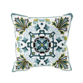 Embroidered Bohemian Pillow Cover by Axyaa - 45x45 Decorative Cushion Case