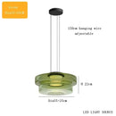 Axyaa Glass Pendant Light - Adjustable Luxury Chandelier for Kitchen Island, Living Room, Bedroom