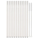 Colorful Stainless Steel Drinking Straws Set for Cocktails, Smoothies, Coffee – Axyaa Brand
