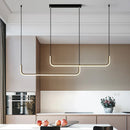Axyaa Modern Chandeliers for Dining Room, LED Ceiling Pendant Lights for Living Room