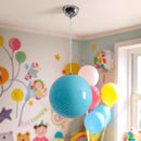 Axyaa Colorful LED Chandeliers Cream Glass Pendant Lights - Restaurant Hotel Home