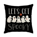 Halloween Ghost Pillowcase by Axyaa - Sofa Decor Throw Pillow Cover