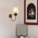 Axyaa Nordic Antique Wall Light with Switch for Bedroom, Living Room, and Study