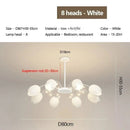 Axyaa Modern Orchid Chandeliers: Luxury LED Lighting Fixtures for Home Decor.