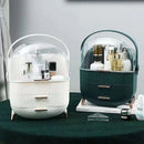 Axyaa Makeup Organizer: Large Capacity Cosmetic Storage Drawer with Lid for Beauty Essentials