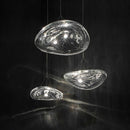 Axyaa Manta Glass Pendant Lamp: Stylish Lighting for Home & Hospitality Settings