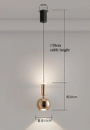 Axyaa Minimalist LED Pendant Light Chandelier for Home Decor and Kitchen - Modern Design
