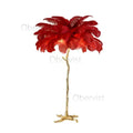 Axyaa Nordic Feather Floor Lamp: Luxury Ostrich Light for Live Broadcast Room