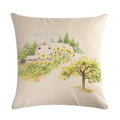 Axyaa Retro Country Pattern Pillowcase 45*45cm Home and Car Adornment