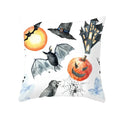 Axyaa Horror Pattern Polyester Pillowcase for Home Festival Decor