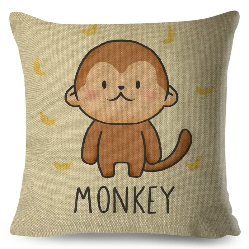 Axyaa Cartoon Cat Cushion Cover 45x45cm