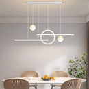 Axyaa Moon Chandeliers: Modern Minimalist Pendant Lights for Dining Room, Bar & Home Decor