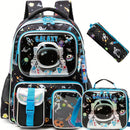 Axyaa Boys Primary School Backpack Set with Lunch Bag and Penbag