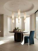 Axyaa Nordic Fabric Ceiling Pendant Chandelier for Living Room and Bedroom