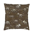 Axyaa Dinosaur Fossil Cushion Cover | Skeleton Throw Pillowcase for Sofa Car Home Decor