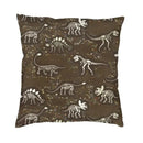 Axyaa Dinosaur Fossil Cushion Cover | Skeleton Throw Pillowcase for Sofa Car Home Decor