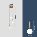 Axyaa Nordic Pendant Light Chandelier for Dining Room & Living Room