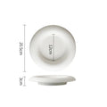 Axyaa Round Ceramic Pasta Ramen Bowls Set for Dining and Serving