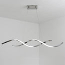 Axyaa Modern LED Chandelier, Chrome/Gold Plated, 1100mm Length, AC110-260V