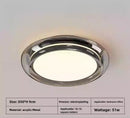 Axyaa Modern Led Ceiling Light - Black/Amber Round 50cm Lighting Fixture