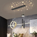 Axyaa Modern Luxury Starry Pendant Light for Dining Room Chandelier
