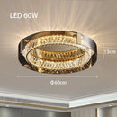 Axyaa Nordic Crystal Ceiling Light Chandelier for Living Room & Bedroom