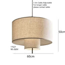 Axyaa Multilayer Fabric Chandelier Pendant Light for Kitchen Living Room