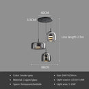 Axyaa Glass Ball Luminaire Pendant Light - Minimalist Nordic Design for Living Room