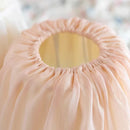 Axyaa Pink Lace Fabric LED Floor Lamp for Bedroom and Living Room