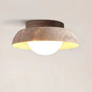 Axyaa Circular LED Ceiling Lamp in Retro Style for Home Décor