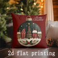 Axyaa Christmas Animal & Pattern Pillow Cover for Sofa, Bedroom, Car