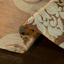Axyaa Luxury Embroidered Jacquard Table Runner for Home and Restaurant Tables