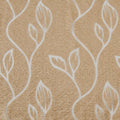 Axyaa Cream Vintage Leaf Jacquard Sheer Curtains for Living Room