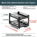 Axyaa 2-Layer Seasoning Storage Pull Out Organizer Rack for Kitchen Cabinet Drawers