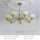 Axyaa Modern French Bedroom Chandelier LED Lamp