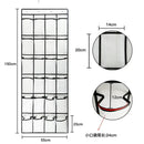 Axyaa 24-Pocket Over-the-Door Hanging Shoe Organizer