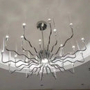 Axyaa Crystal Pendant Lamp: Elegant Bubble LED Chandelier for Home, Restaurant, Living Room, Bedroom