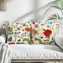 Axyaa Retro Insect Pattern Pillowcase for Home Decoration.