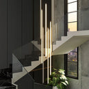 Axyaa Luxury Black LED Pendant Lights - Remote Control Dimmable Nordic Design