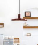 Axyaa Red Chandelier: Modern Danish Style for Bedroom, Restaurant, Study - Bauhaus Inspired