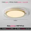 Axyaa Modern Minimalist LED Ceiling Light for Bedroom, Living Room, and Study