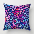 Tropical Plants Parrot Feather Cushion Cover for Sofa by Axyaa